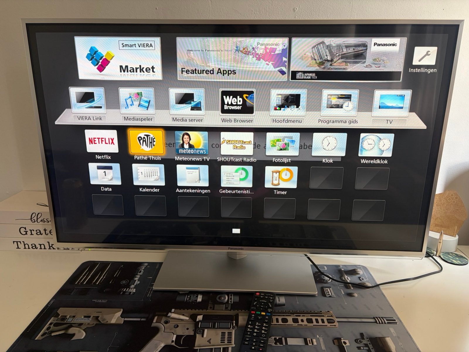 panasonic tx l42et60e 42 inc met afstandsbediening, Panasonic, 50 Hz, Ophalen of Verzenden, Zo goed als nieuw