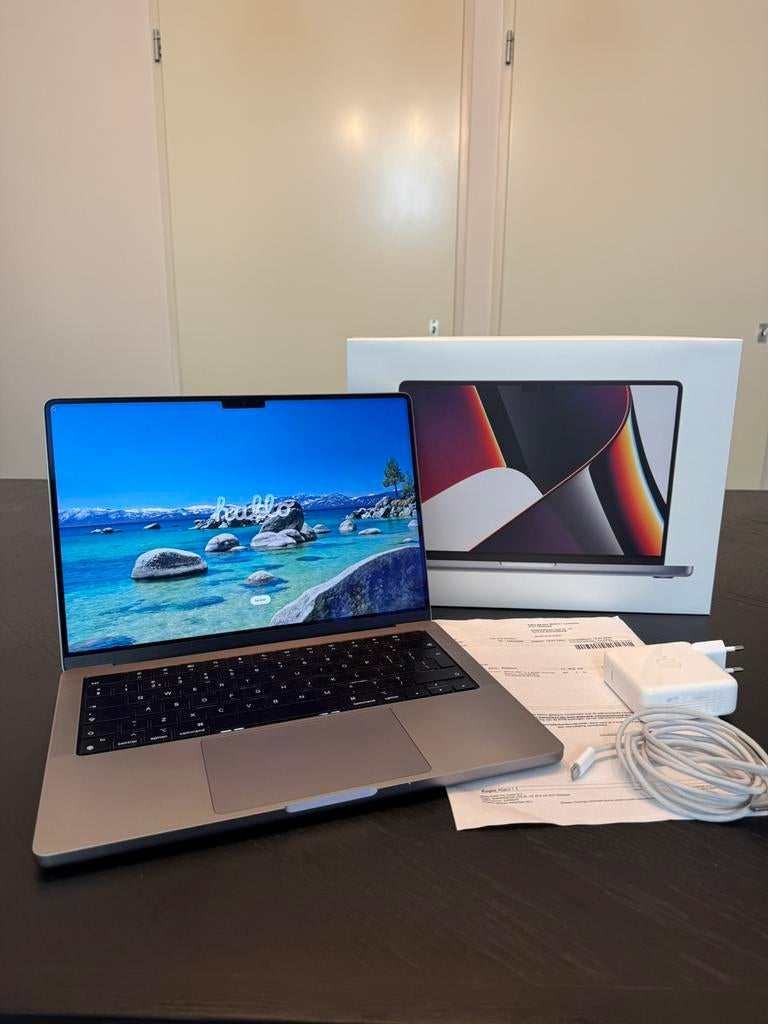 Macbook Pro M1 512GB - 14 inch, Computers en Software, Apple Macbooks, Qwerty, Overige groottes, 512 GB, Zo goed als nieuw