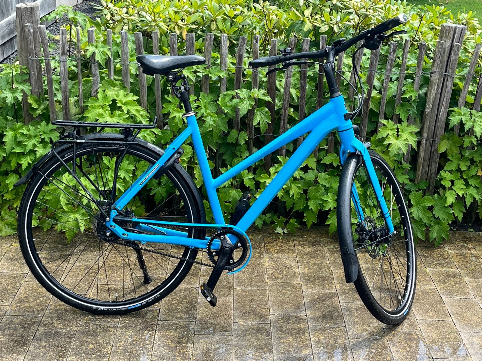 Jongerius Hydro Beltdrive Disc Unisex Fiets - Sky Blue, Fietsen en Brommers, Fietsen | Dames | Damesfietsen, 53 tot 56 cm, Versnellingen