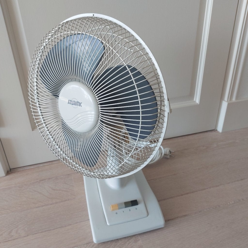 Heller tafelventilator wit, Witgoed en Apparatuur, Ventilatoren, Ophalen, Gebruikt, Tafelventilator