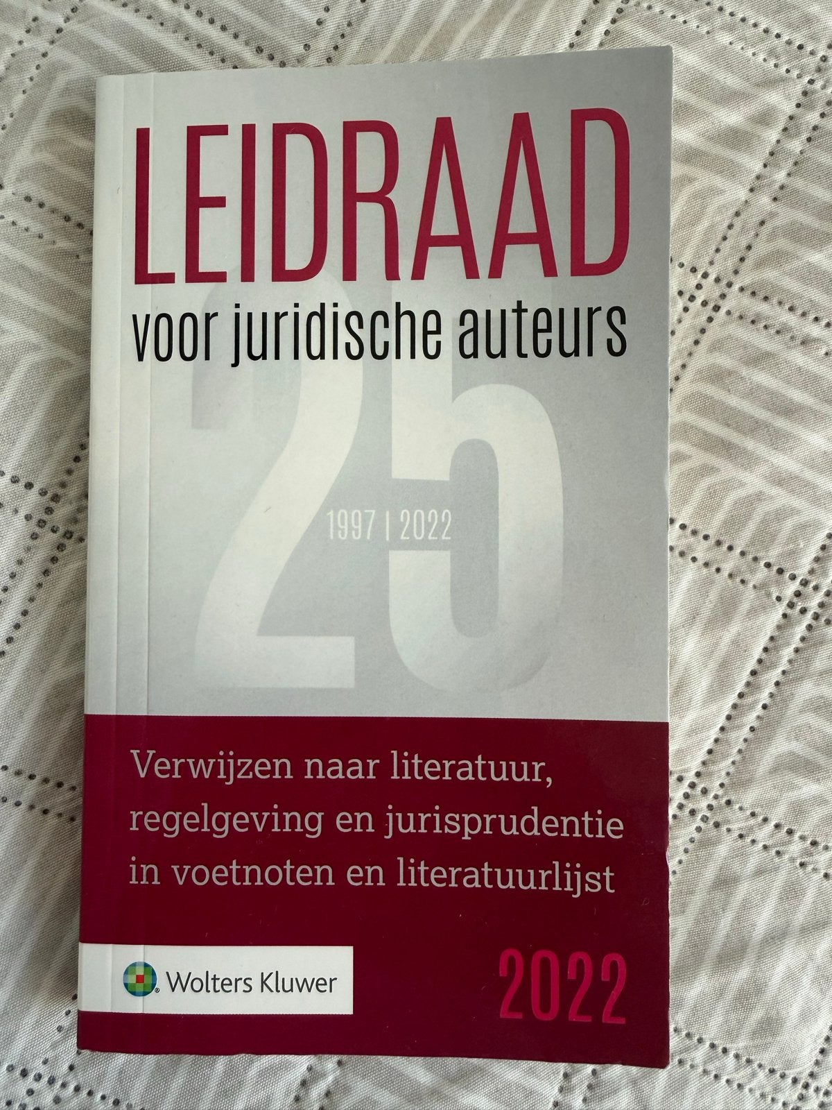 Leidraad voor juridische auteurs 2022 - Wolters Kluwer, Boeken, Ophalen of Verzenden, Gamma, Zo goed als nieuw, HBO