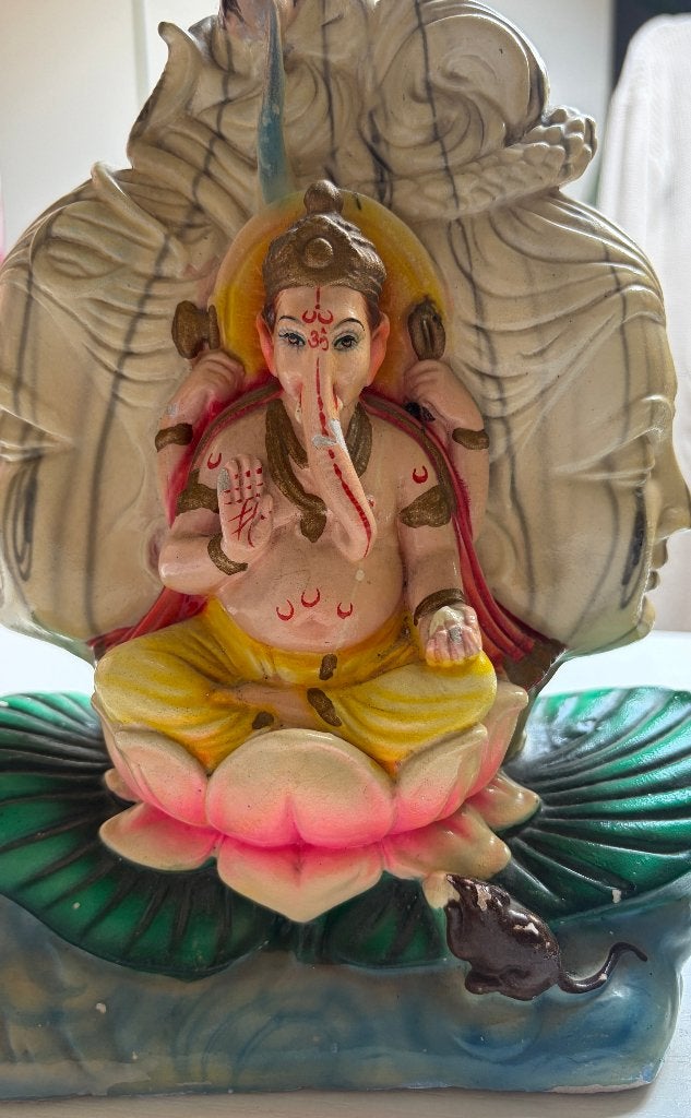 Ganesha beeld, Antiek en Kunst, Kunst | Beelden en Houtsnijwerken, Minder dan 20 cm, Ophalen of Verzenden, Steen of Keramiek, Beeld