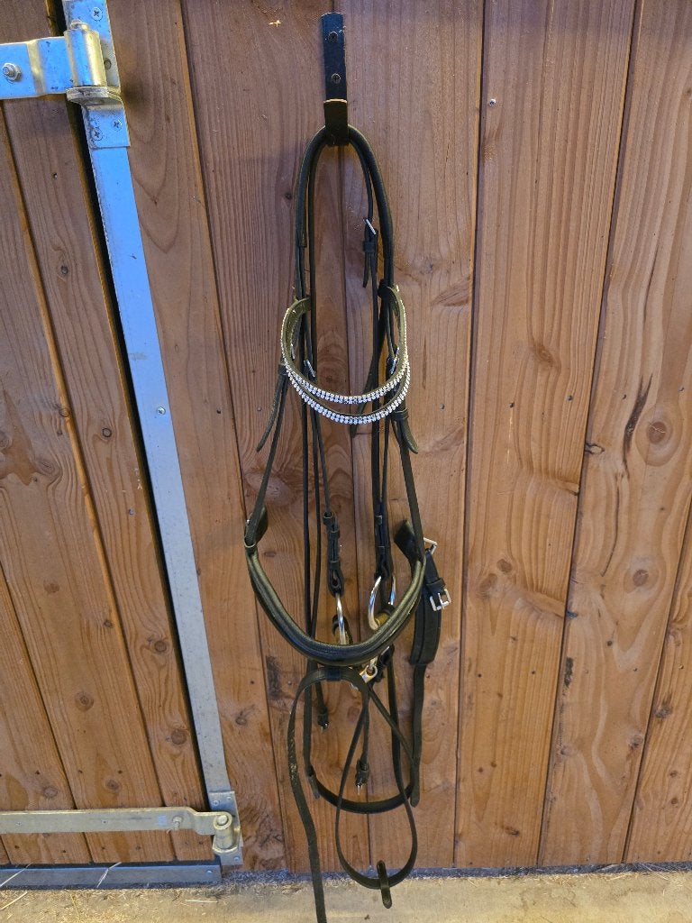Hoofdstel cop met bit 11.5 cm, Dieren en Toebehoren, Overige disciplines, Ophalen of Verzenden, Zwart, Cob