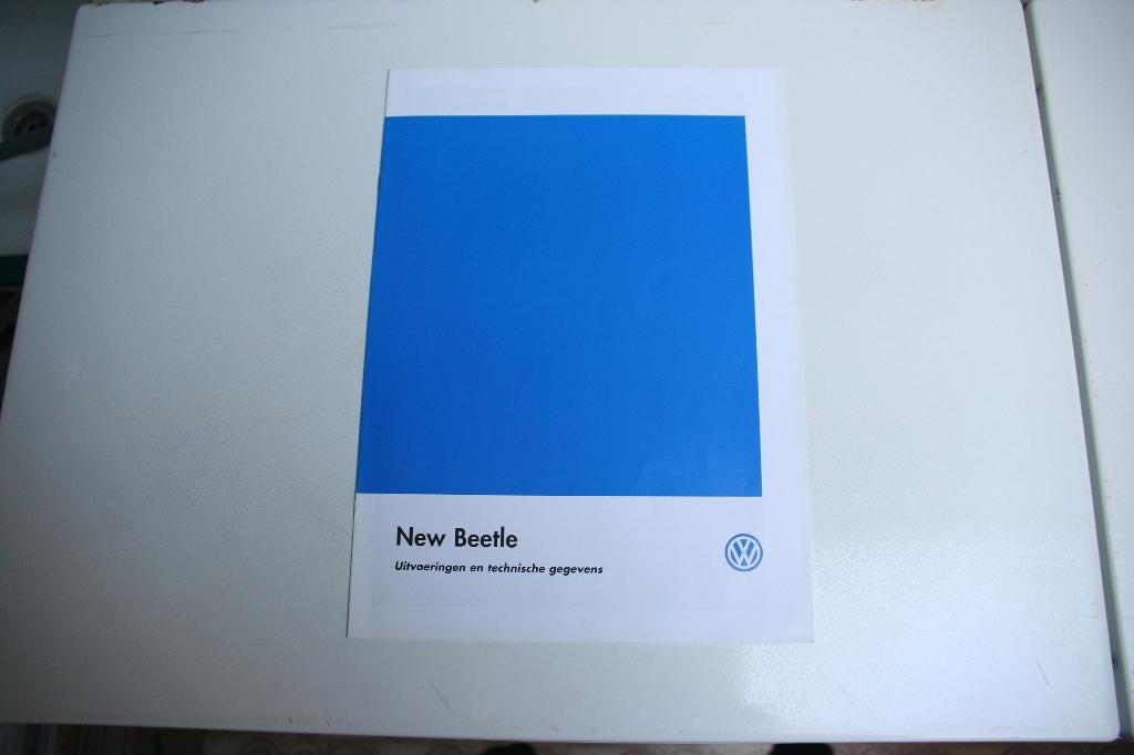 Folder Volkswagen Beetle uitv. + tech.gegevens (10-1998) 149, Ophalen of Verzenden, Nieuw, Volkswagen