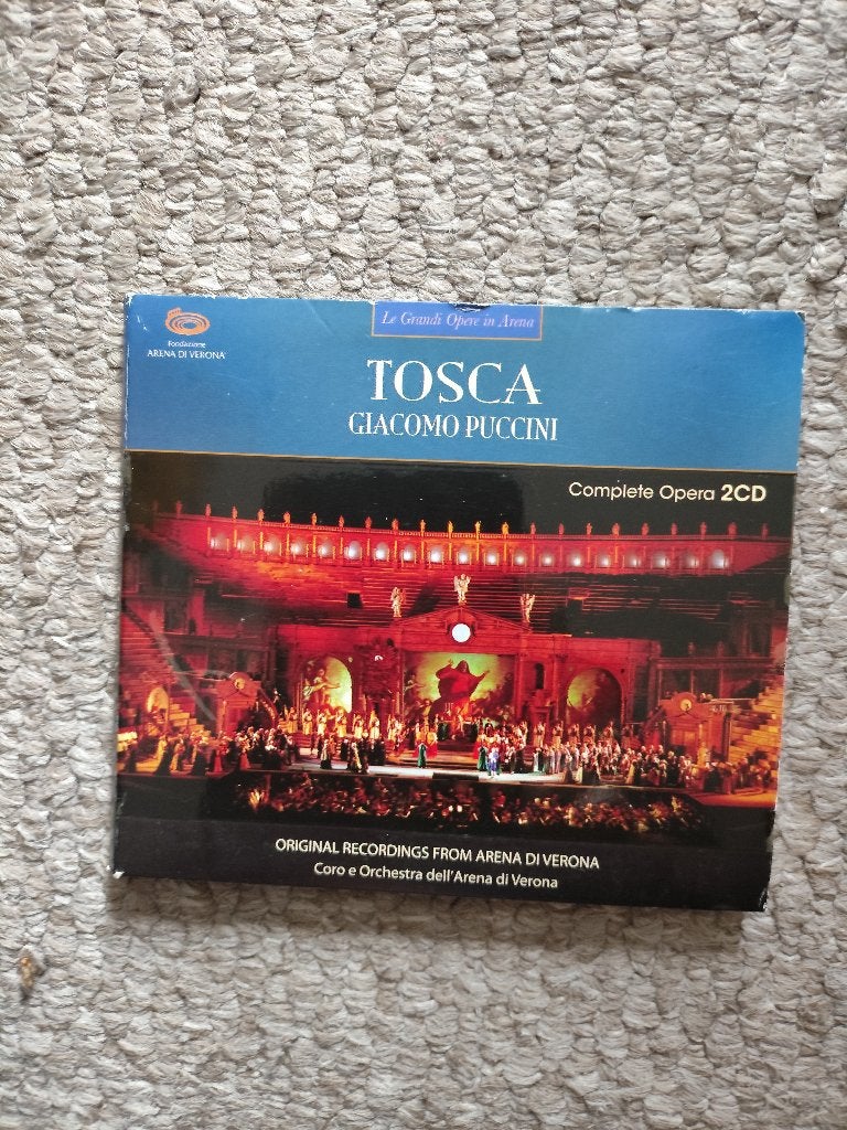 Tosca Giacomo Puccini Complete Opera 2 Cd, Ophalen of Verzenden, Classicisme, Zo goed als nieuw, Kamermuziek