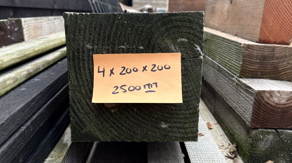 Douglas balken, Tuin en Terras, Palen, Balken en Planken, Ophalen, Gebruikt, 250 cm of meer, Balken