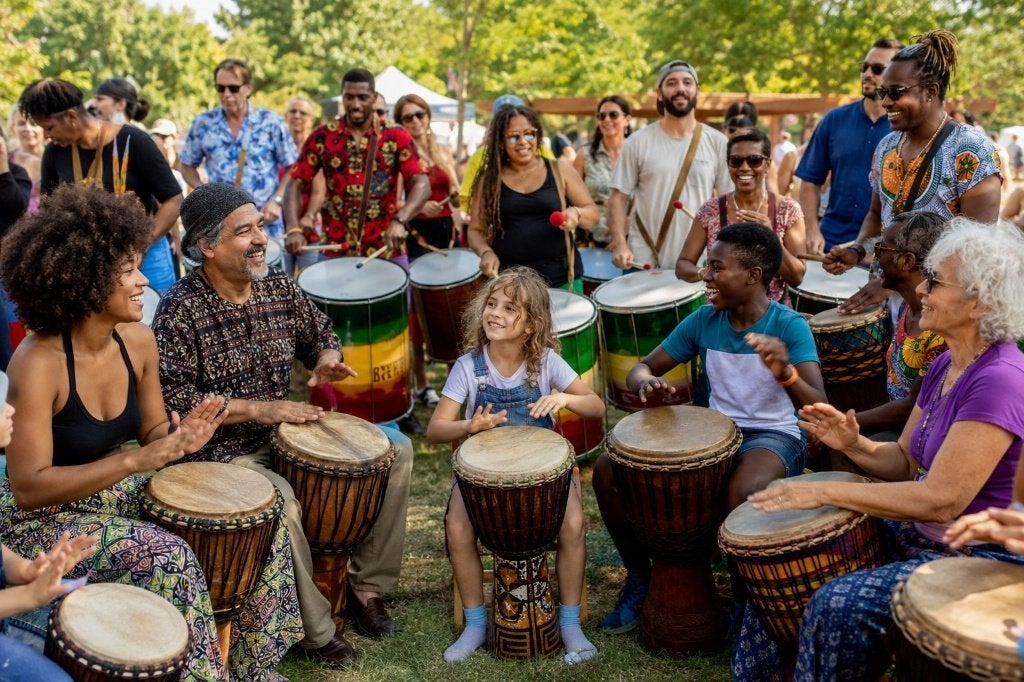 Djembe workshops, Ophalen of Verzenden, Zo goed als nieuw, Trommel