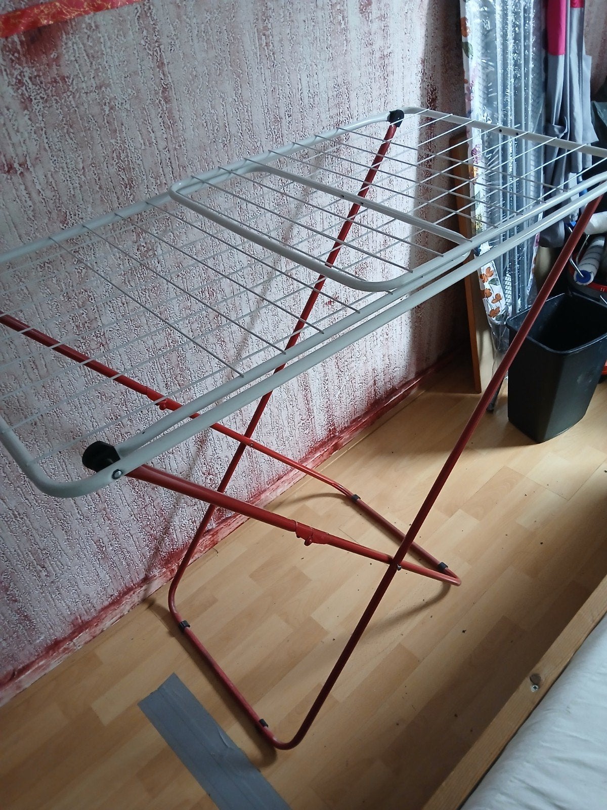 Inklapbaar metalen wasrek / droogrek, Ophalen of Verzenden, Gebruikt, Wasrek