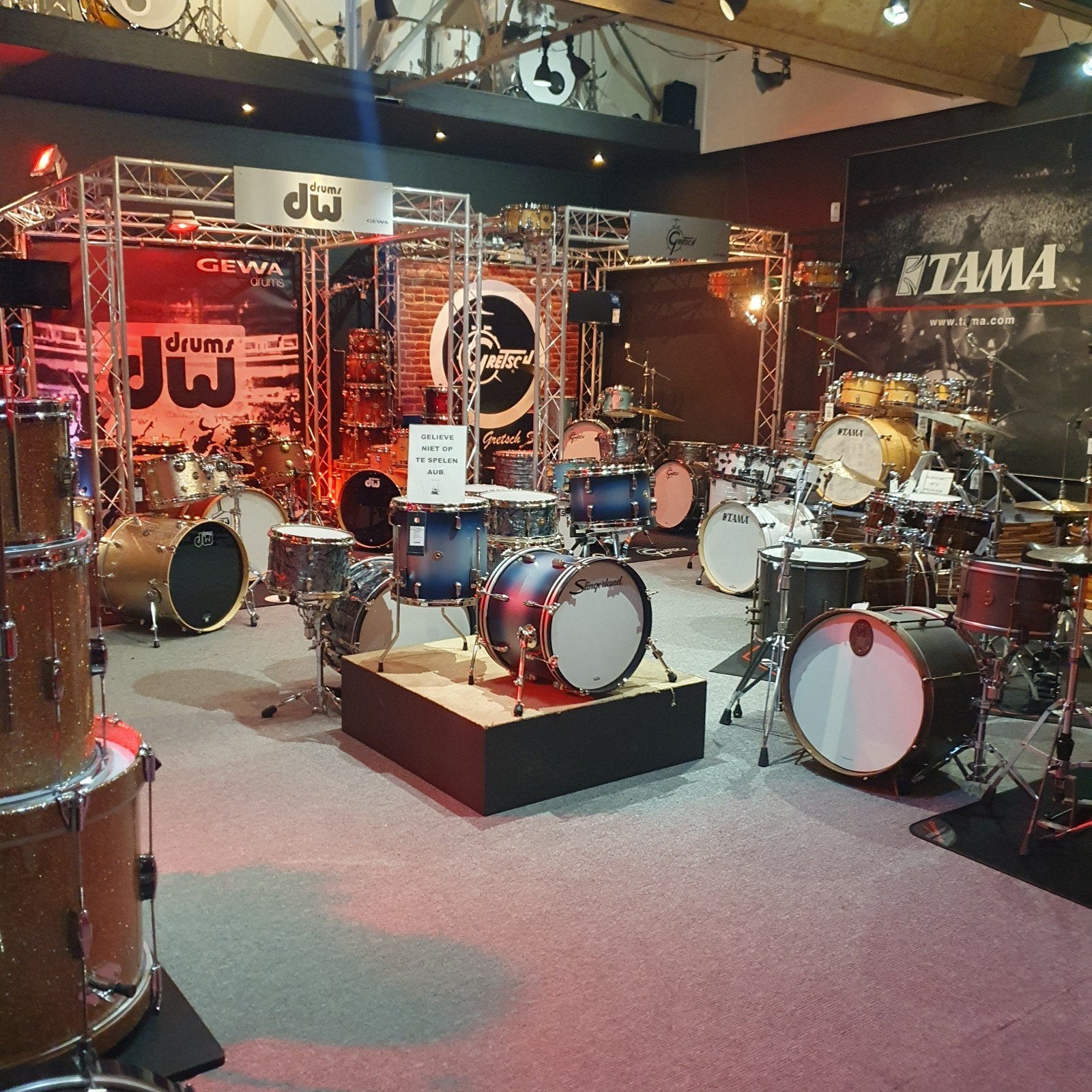 Grootste keuze in drumstellen en cymbalen: nieuw& 2dehands, Ophalen of Verzenden, Nieuw, Overige merken