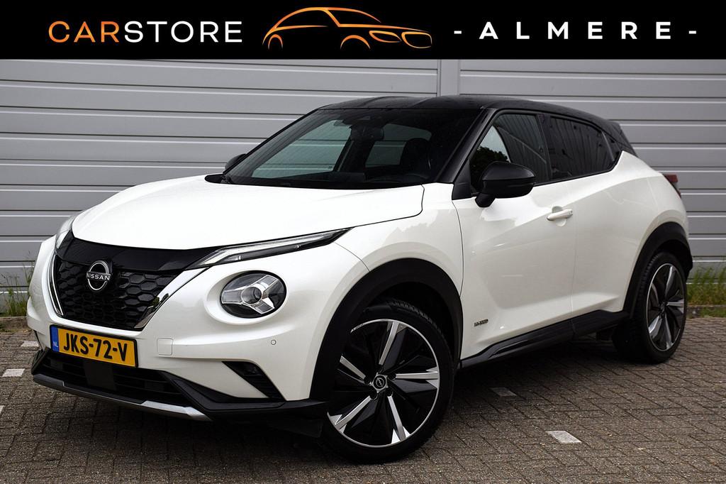 Nissan Juke 1.6 Hybrid Business Premium*Bose*Leder*360Cam*72, Auto's, Nissan, 94 pk, 1300 kg, Gebruikt, 4 cilinders