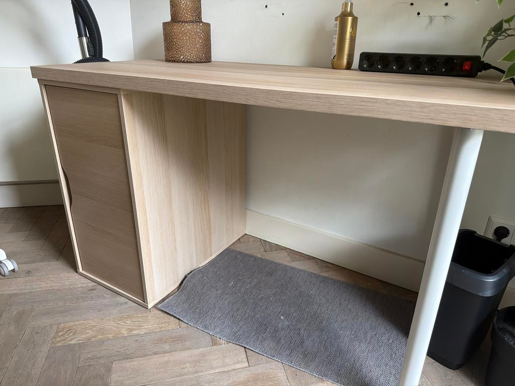 Ikea desk Lagkapten 140x60, Ophalen, Zo goed als nieuw