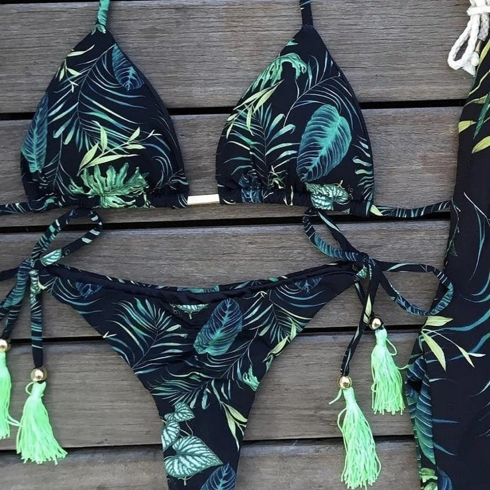 Sexy bikini push up - Met tropisch eiland stijl kleuren, Ophalen of Verzenden, Nieuw, Bikini