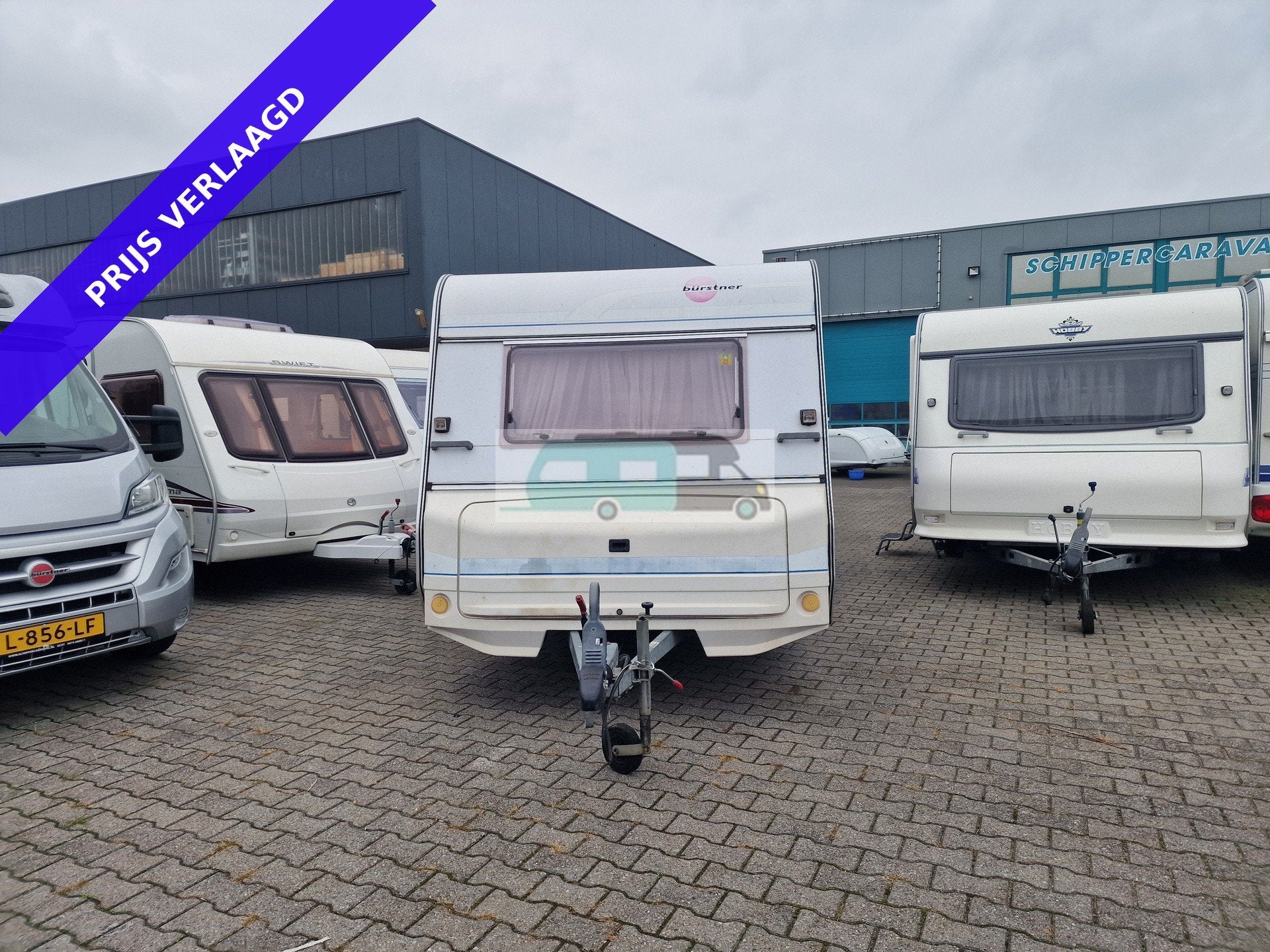 Bürstner holiday 420 TN champion 1995 (bj 1995), Caravans en Kamperen, Caravans, Schokbreker, Bedrijf, 750 - 1000 kg, Bürstner