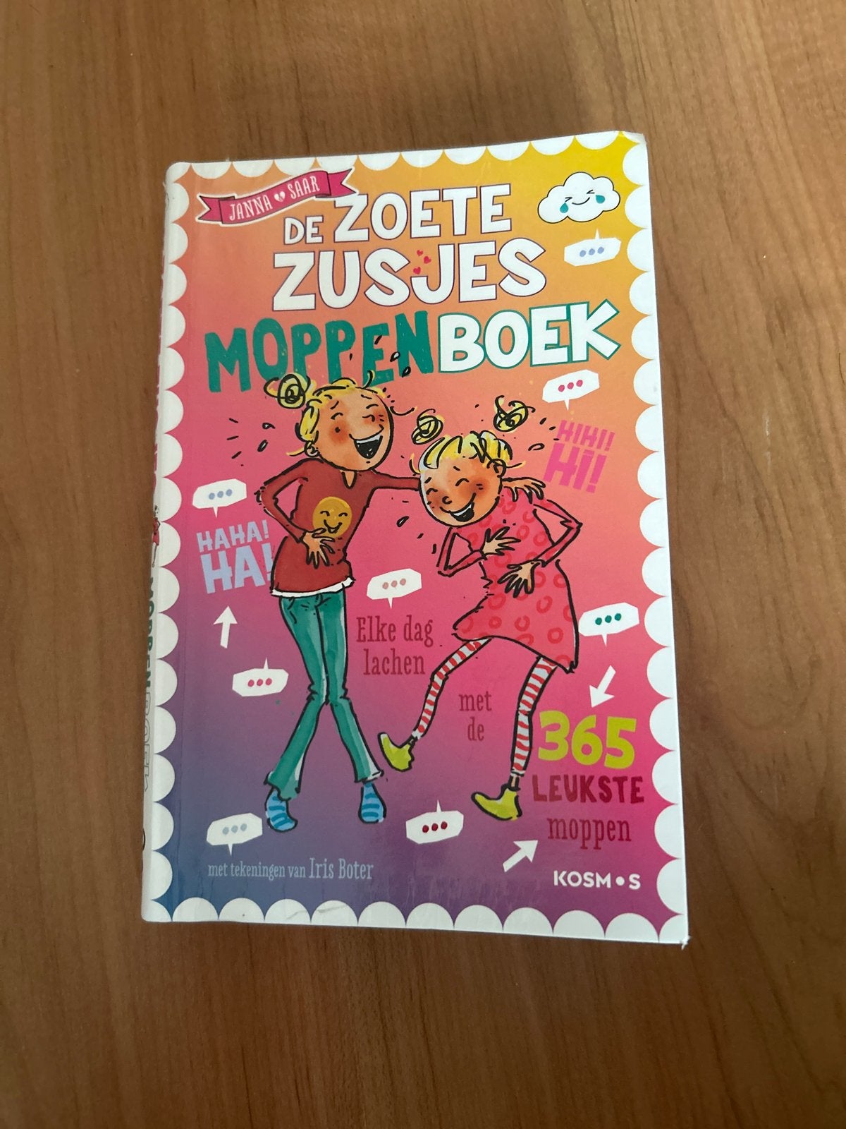 De Zoete Zusjes Moppenboek - 365 Leuke Moppen en Vragen, Boeken, Ophalen of Verzenden, Zo goed als nieuw, Moppen