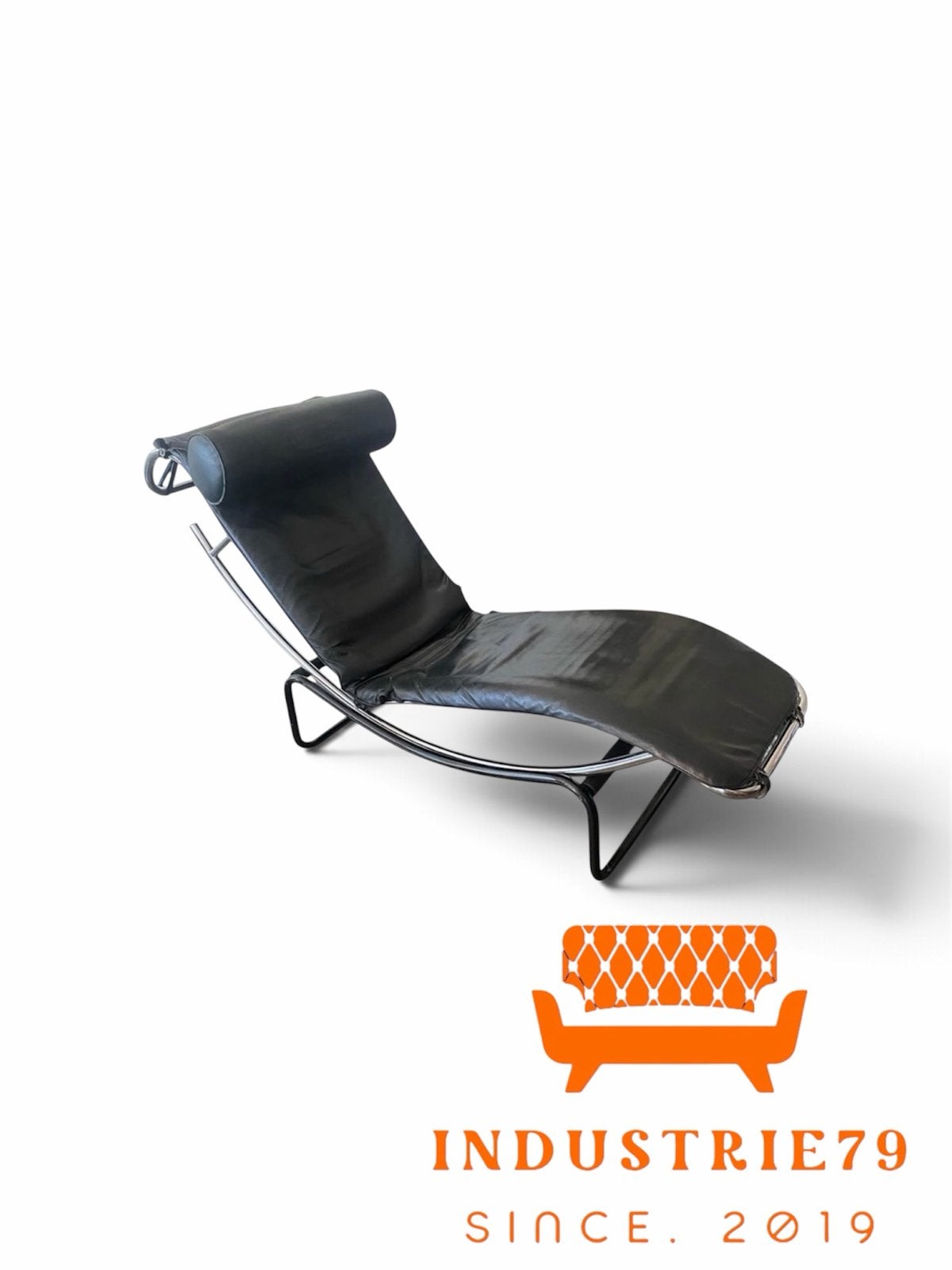 Vintage Art Deco Chaise Longue chair stoel lichtstoel, Gebruikt, Artdeco vintage, Geen, Leer
