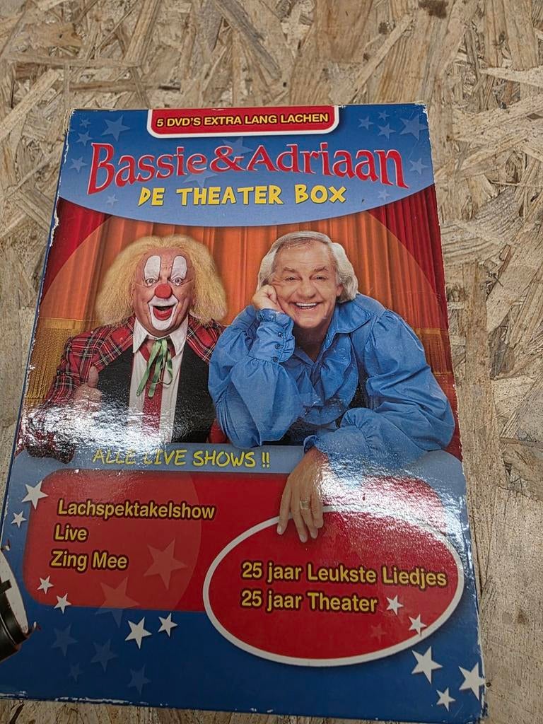 Bassie en adriaan een theater box, Cd's en Dvd's, Alle leeftijden, Ophalen of Verzenden, Zo goed als nieuw