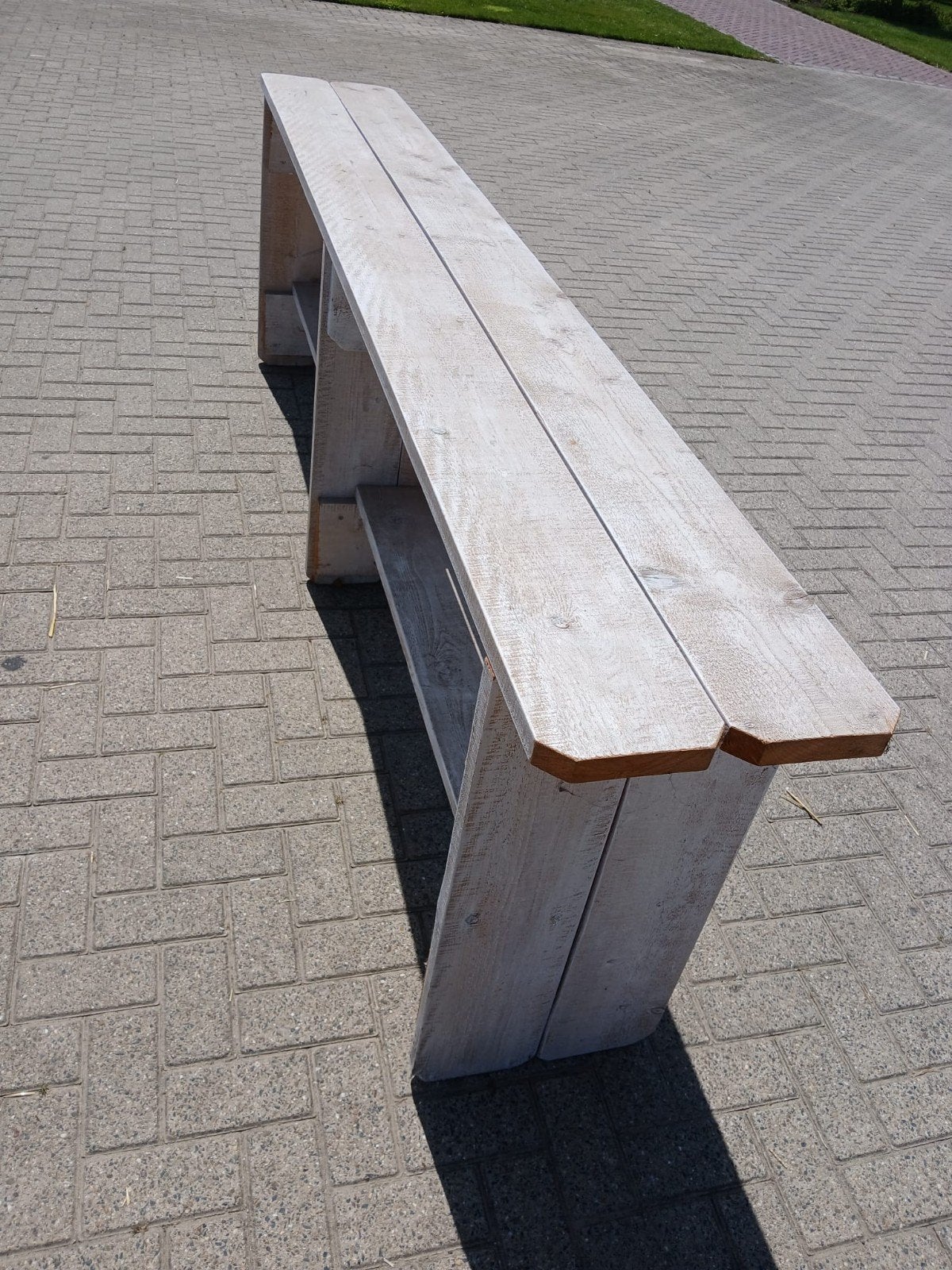 Steigerhouten tafel, Ophalen, Rechthoekig, Hout