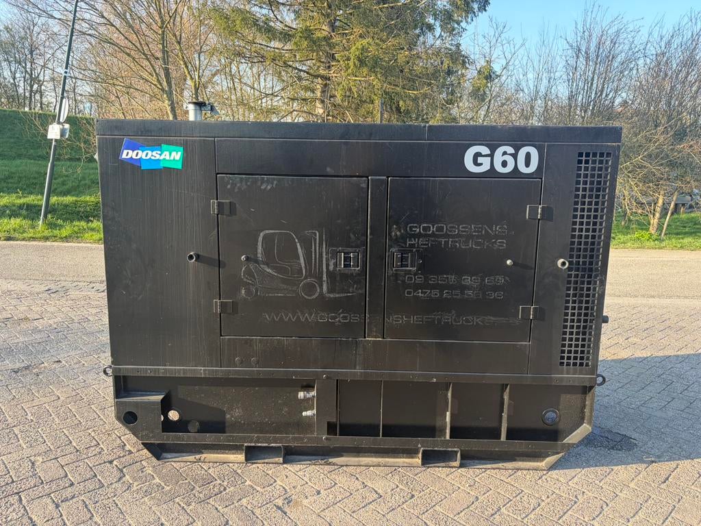 John Deere 4045 60 kVA aggregaat, Ophalen of Verzenden, Dieselolie, Geluidgedempt