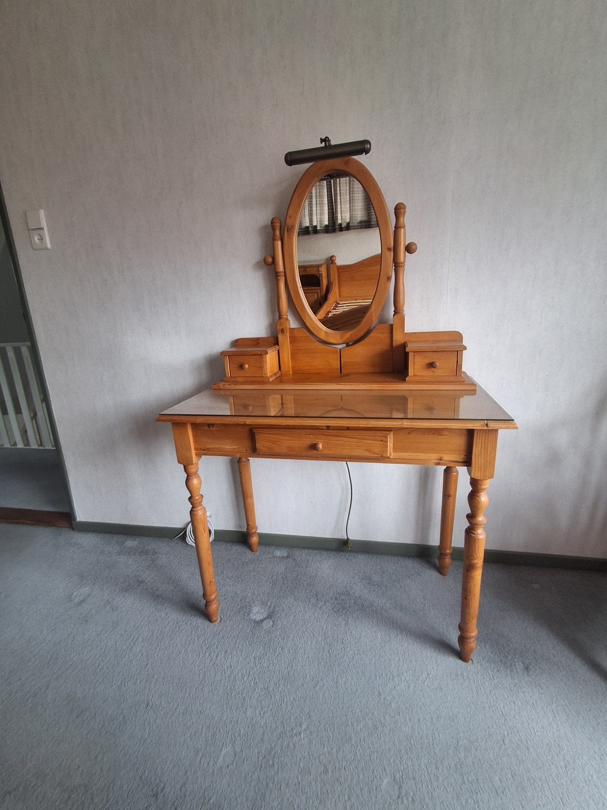 Kaptafel, Huis en Inrichting, Tafels | Kaptafels, Ophalen, Gebruikt, 50 tot 100 cm, Minder dan 100 cm