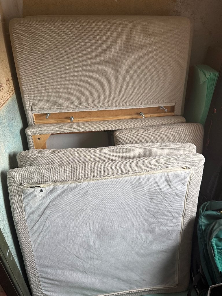 IKEA Soderhamn beige chaise longue & hoek zit, Ophalen, Kunststof, Gebruikt, 100 tot 125 cm