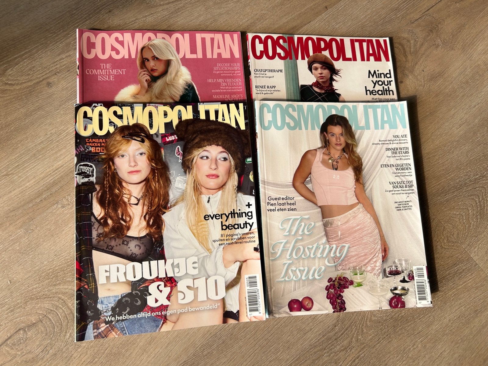 4 Cosmopolitan tijdschriften, Ophalen, Zo goed als nieuw