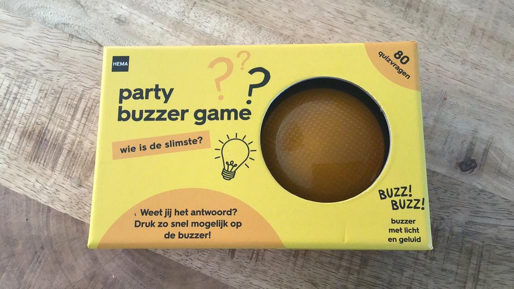 Party buzzer game, Ophalen of Verzenden, Zo goed als nieuw