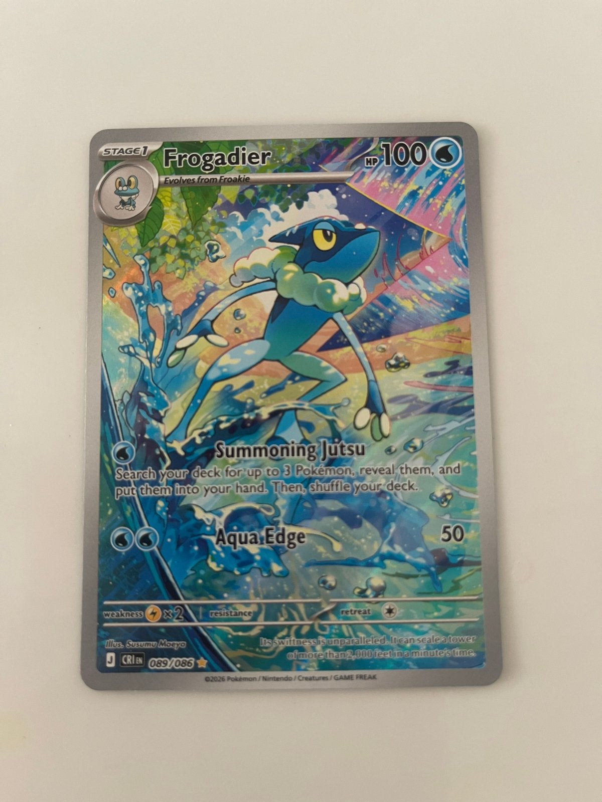 Frogadier, Ophalen, Zo goed als nieuw
