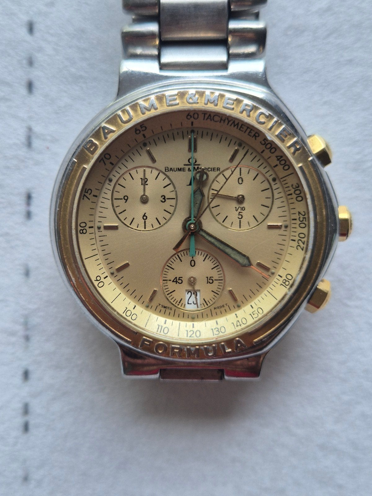 Baume & Mercier Formula S Chronograaf Herenhorloge, Sieraden, Tassen en Uiterlijk, Horloges | Heren, Ophalen of Verzenden