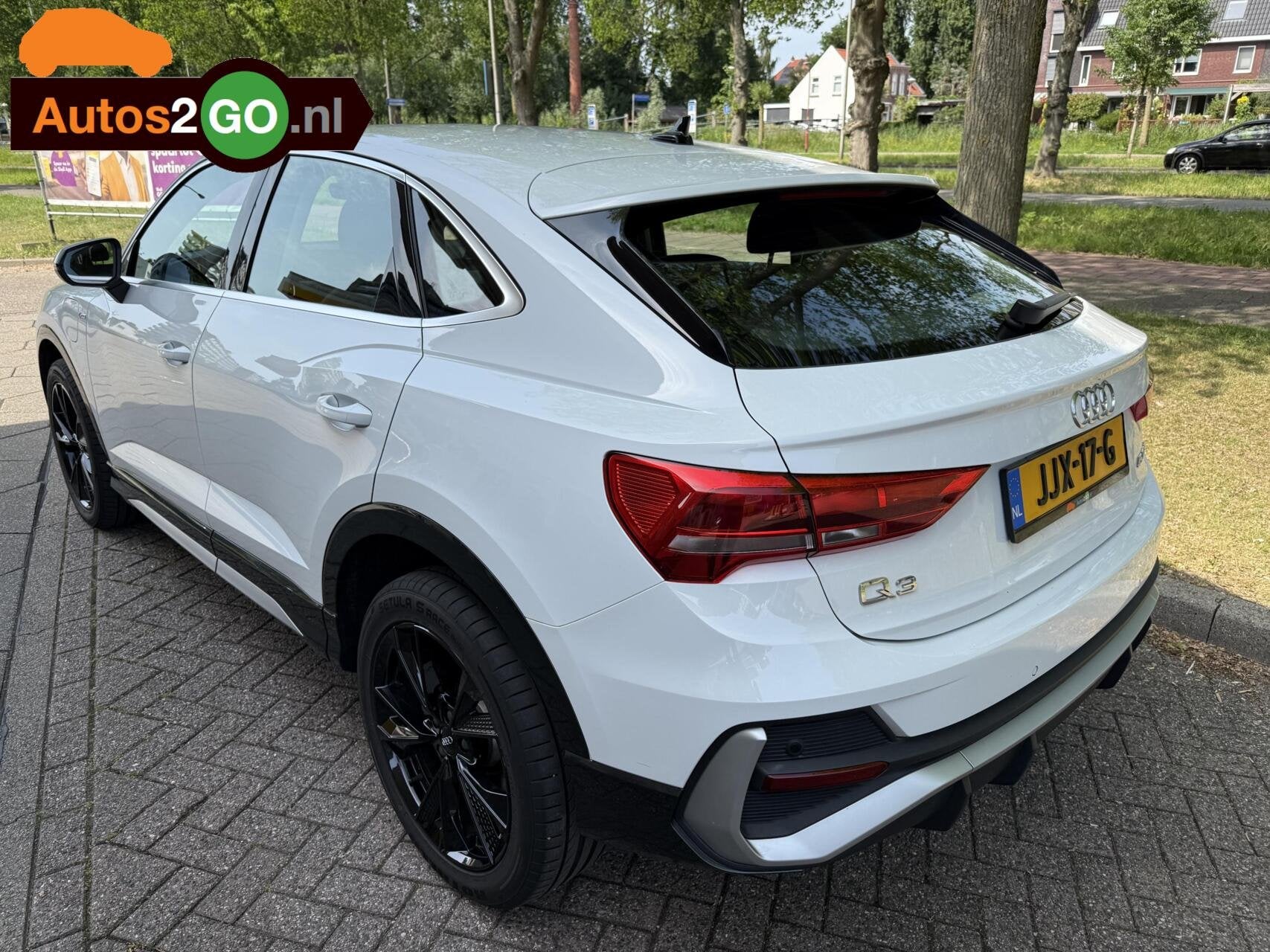 Audi Q3 Sportback 45 TFSI e S edition I Leder I Apple Carpla, Auto's, Audi, Gebruikt, Euro 6, Met garantie (alle), Wit