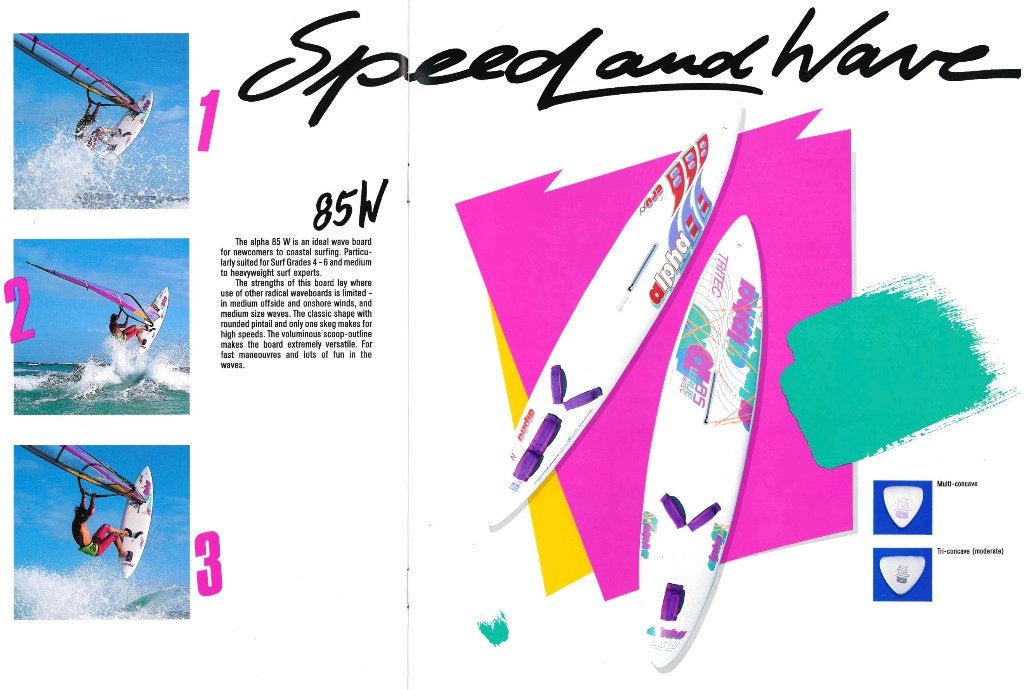 Alpha 85W Wave Tritec 265cm surf board windsurfboard, Watersport en Boten, Windsurfen, 250 tot 300 cm, Gebruikt, Plank, Ophalen