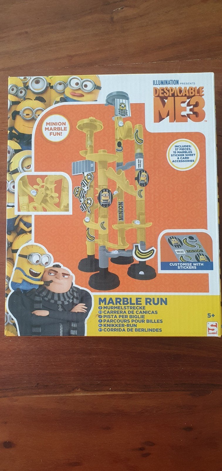 Minions Despicable Me 3 knikkerbaan, Ophalen of Verzenden, Gebruikt, Jongen of Meisje