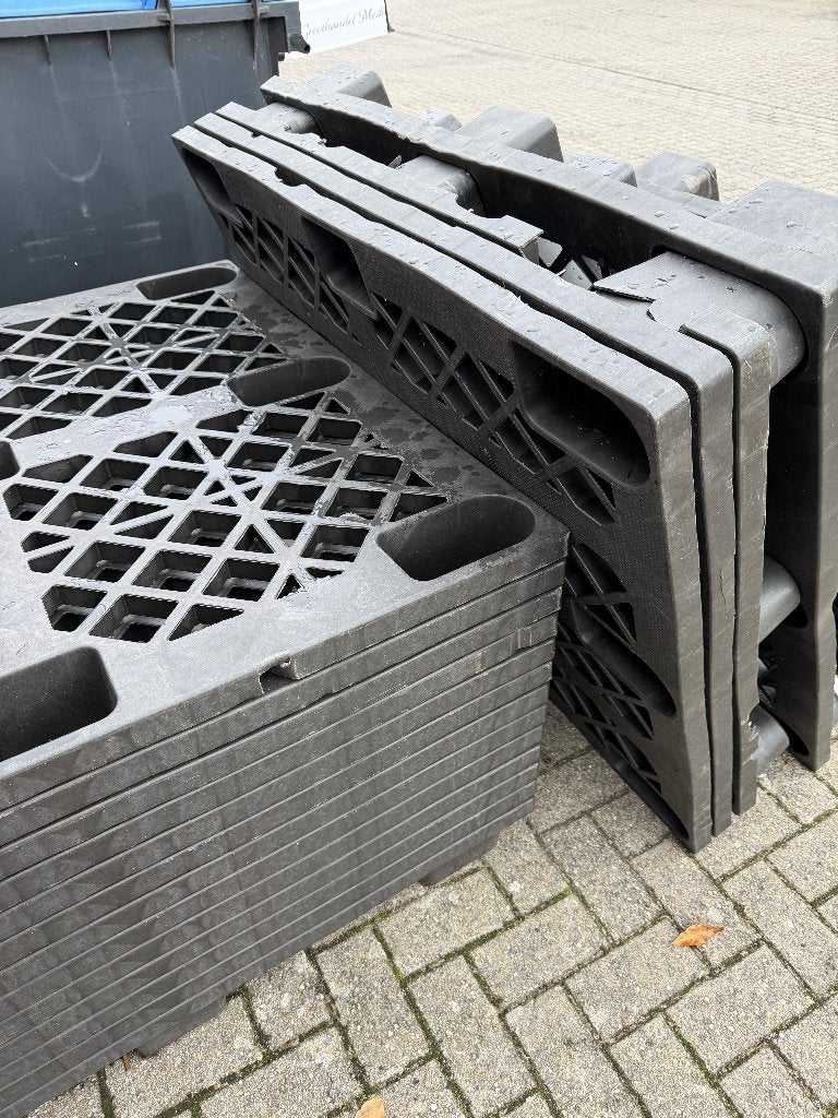 Kunststof pallets 120x110 cm - Stapelbaar, Ophalen, Gebruikt, 100 cm of meer, 60 cm of meer