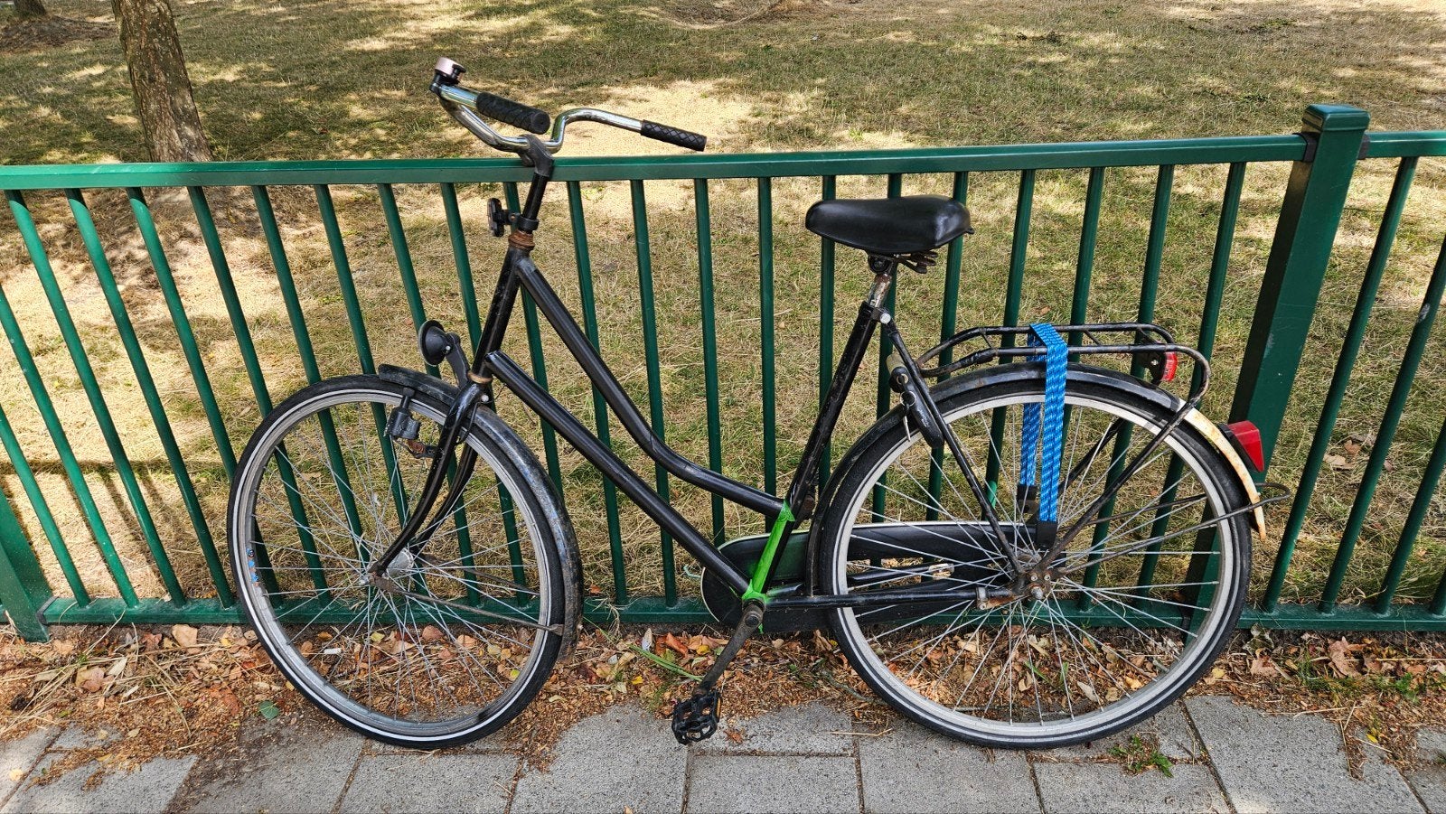Gebruikte damesfiets - Zwart, Terugtraprem, Ophalen, Overige merken, 53 tot 56 cm