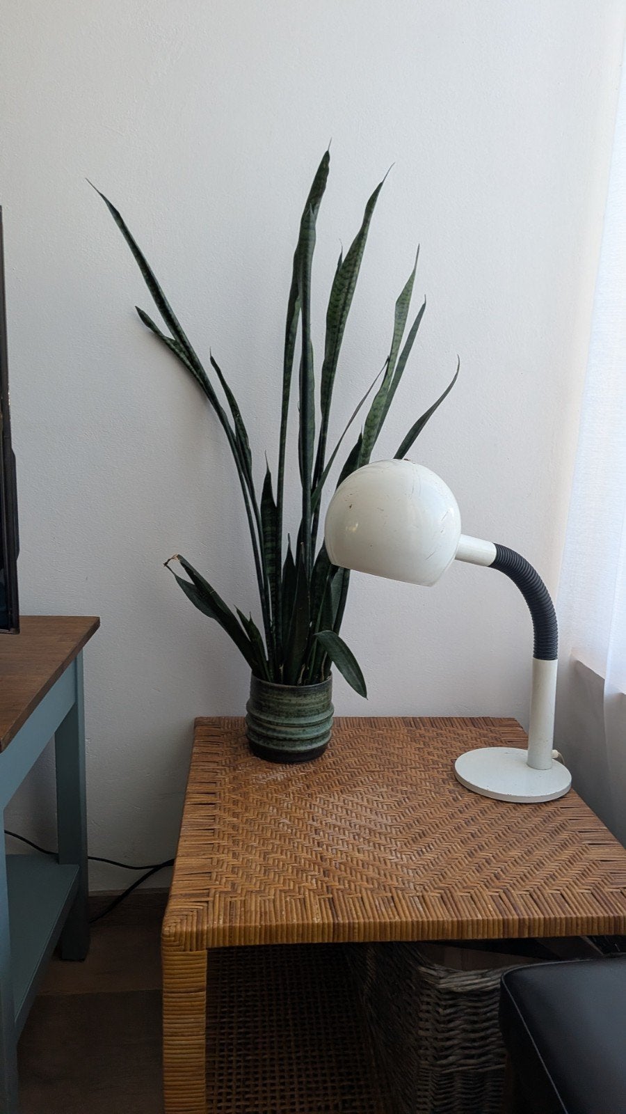 vintage gooseneck hala lamp, Ophalen of Verzenden