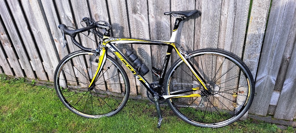 Scott racefiets - Shimano Ultegra - Maat 52 - 2010, Carbon, Heren, 49 tot 53 cm, Meer dan 20 versnellingen