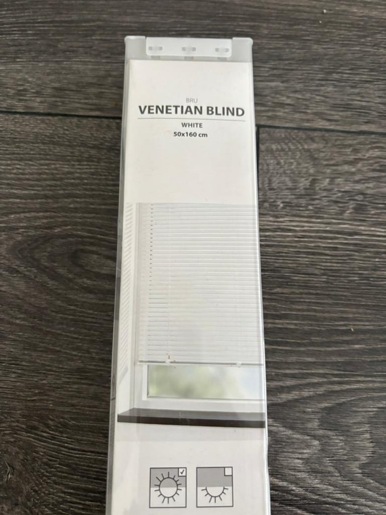 Luxaflex wit Nieuw - 50 cm x 160 cm, Ophalen of Verzenden, Nieuw, Wit