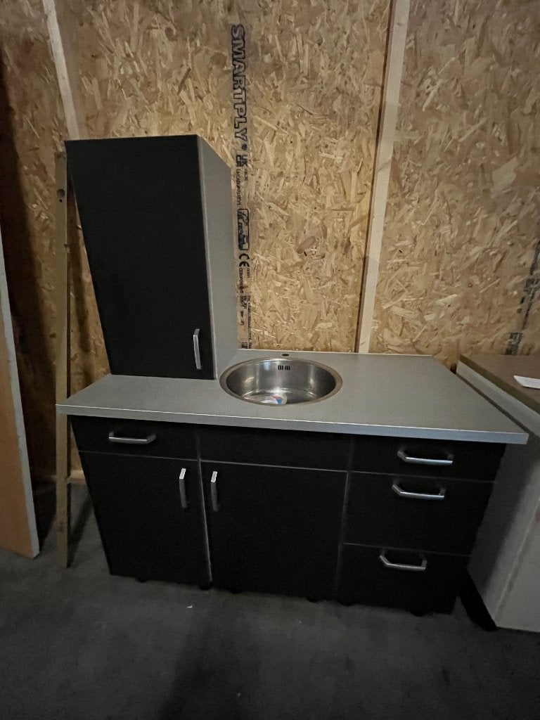 Keukenblok 125cm breed, Huis en Inrichting, Keuken | Keukenelementen, Ophalen, Gebruikt, 100 tot 150 cm, Minder dan 100 cm
