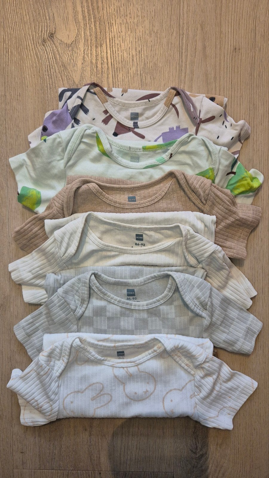 Stapel Hema Rompers, Kinderen en Baby's, Nacht- of Onderkleding, Ophalen of Verzenden, Zo goed als nieuw, Hema