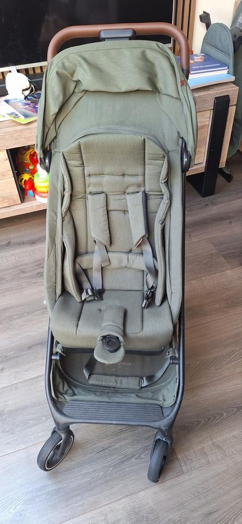 Dubatti buggy groen/khaki– compact inklapbaar – rijdt soepel, Ophalen, Gebruikt, Overige merken, Verstelbare rugleuning