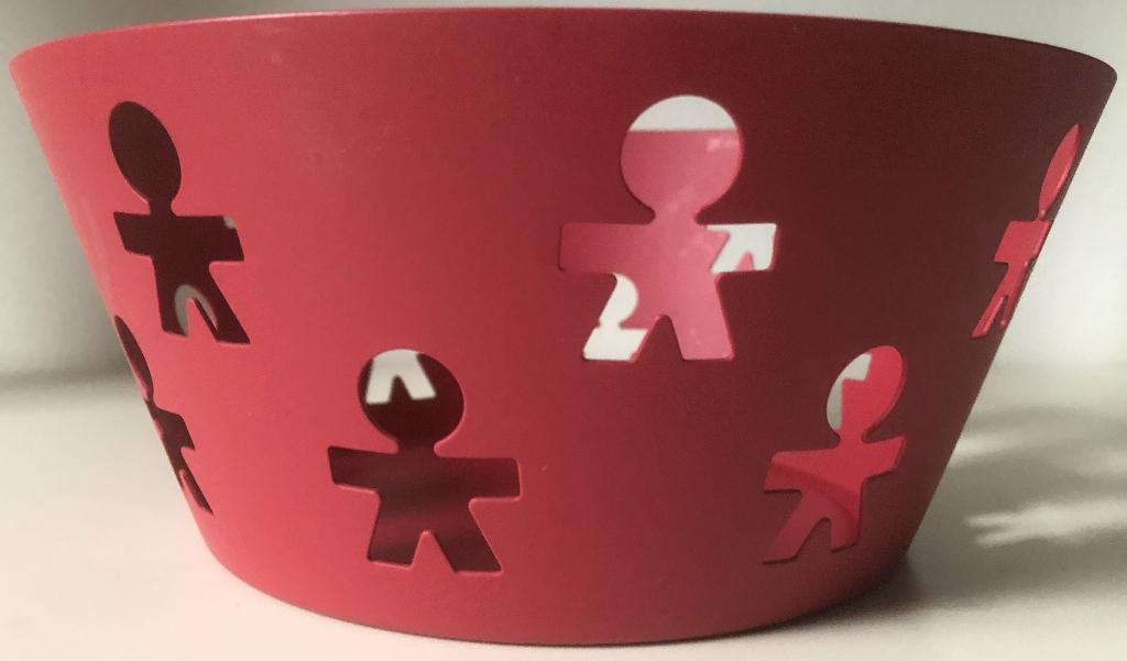 ALESSI - KING-KONG - GIROTONDO - ROOD - 9,5 CM X 20,5 CM, Ophalen of Verzenden