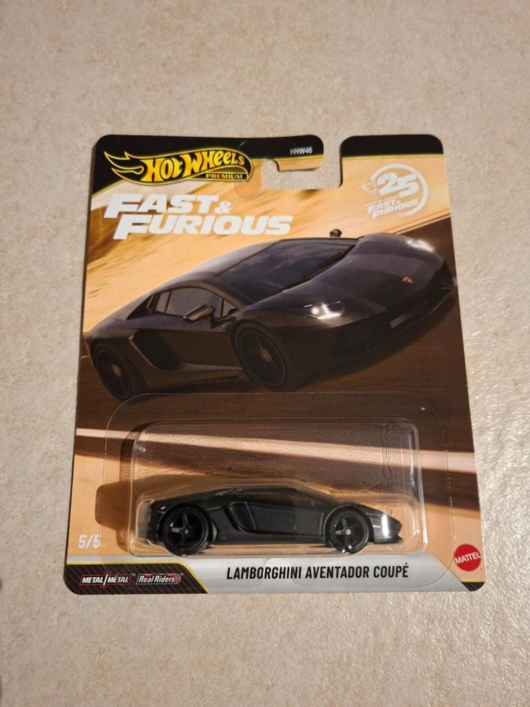 Hot Wheels Fast & Furious Lamborghini Aventador Coupé, Ophalen of Verzenden, Nieuw, Auto
