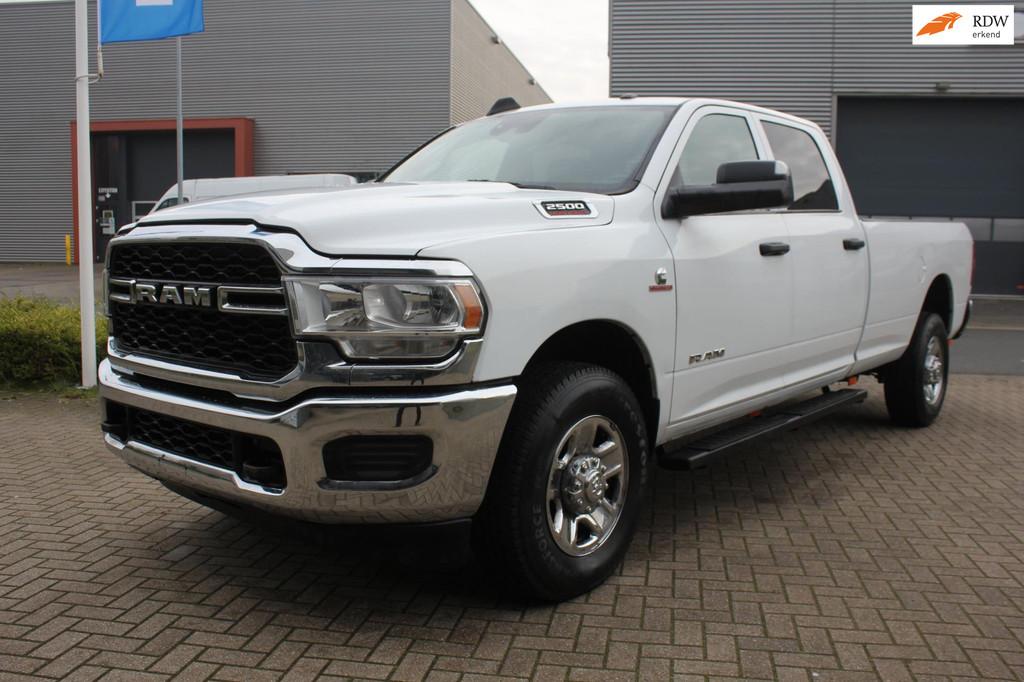 Ram RAM 2500 Cummins 6.7 Diesel Rijbewijs B Long Bed kan ook, Auto's, Gebruikt, 6700 cc, Wit, Leder