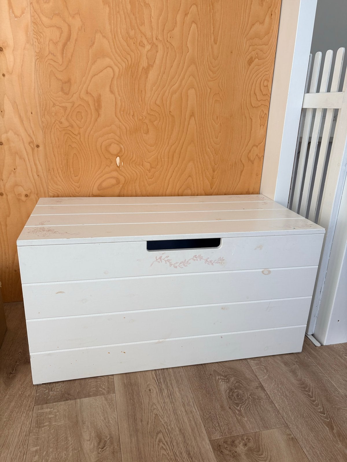 Houten opbergkist / speelgoedkist voor kids, Ophalen, Gebruikt
