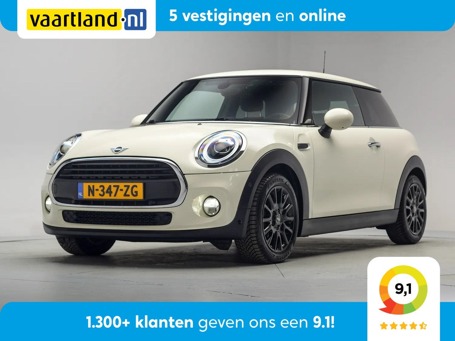 MINI One 1.5 One Chili [ LED Parkeersensoren Stoelverwarming, Auto's, Gebruikt, Verwarmde buitenspiegels, 4 stoelen, Bedrijf
