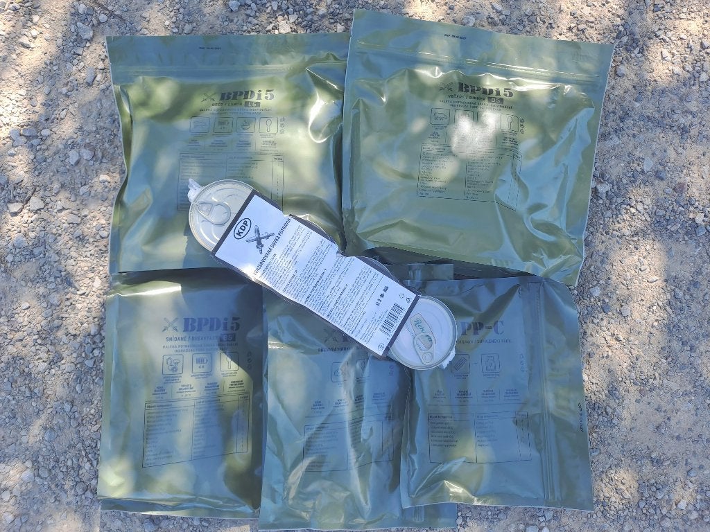 Ultimate Tsjechisch Leger Rantsoen Bundle BPDi5+KDP, Verzenden, Landmacht, Overige gebieden, Overige typen
