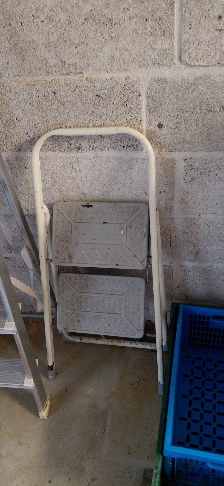 Stevige aluminium trap - 5 treden, Gebruikt, Trap, Ophalen of Verzenden, Opvouwbaar of Inschuifbaar