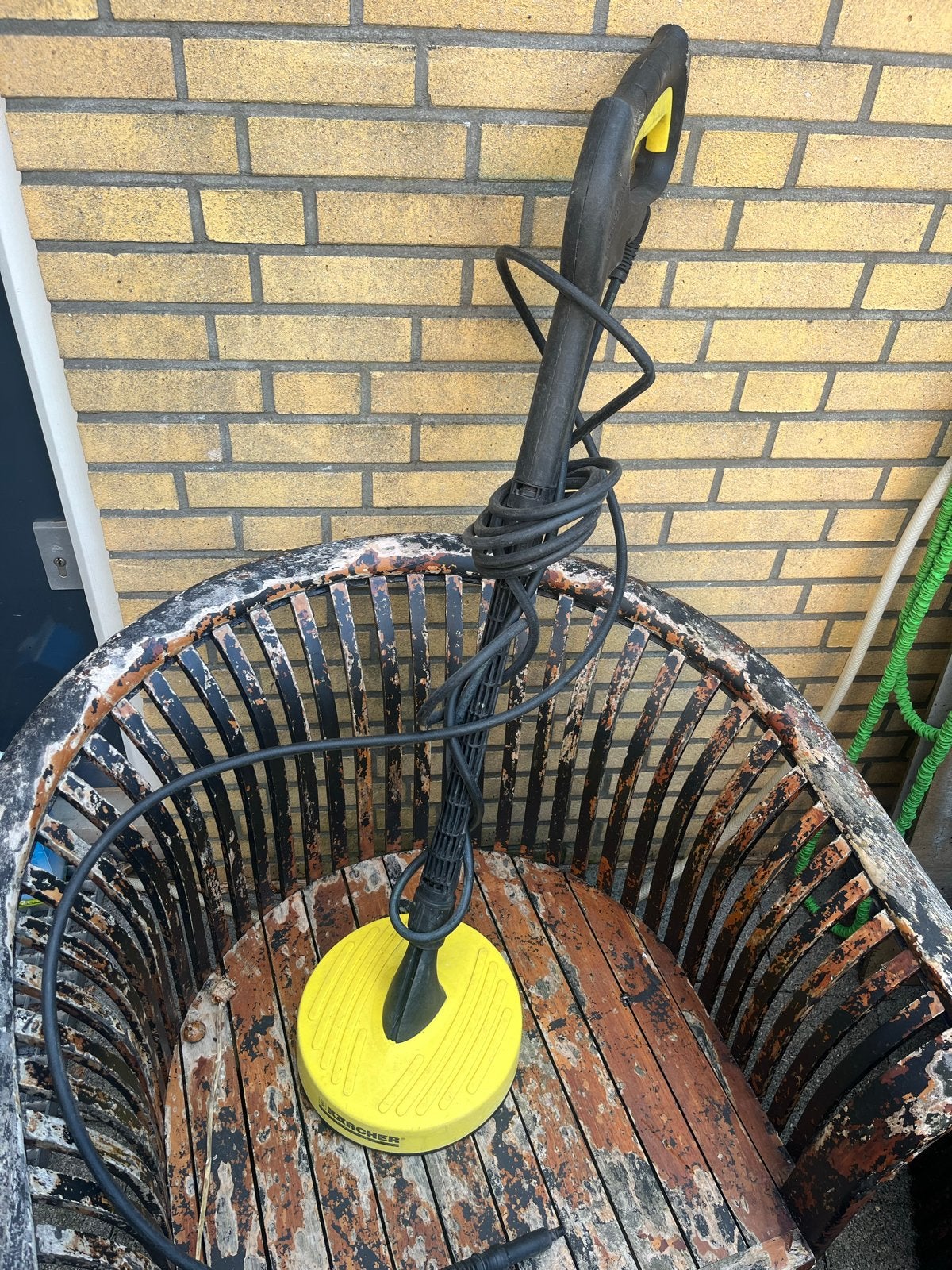 Kärcher T-Racer T 350 Terrasreiniger, Ophalen of Verzenden, Gebruikt, Met regelbare waterdruk