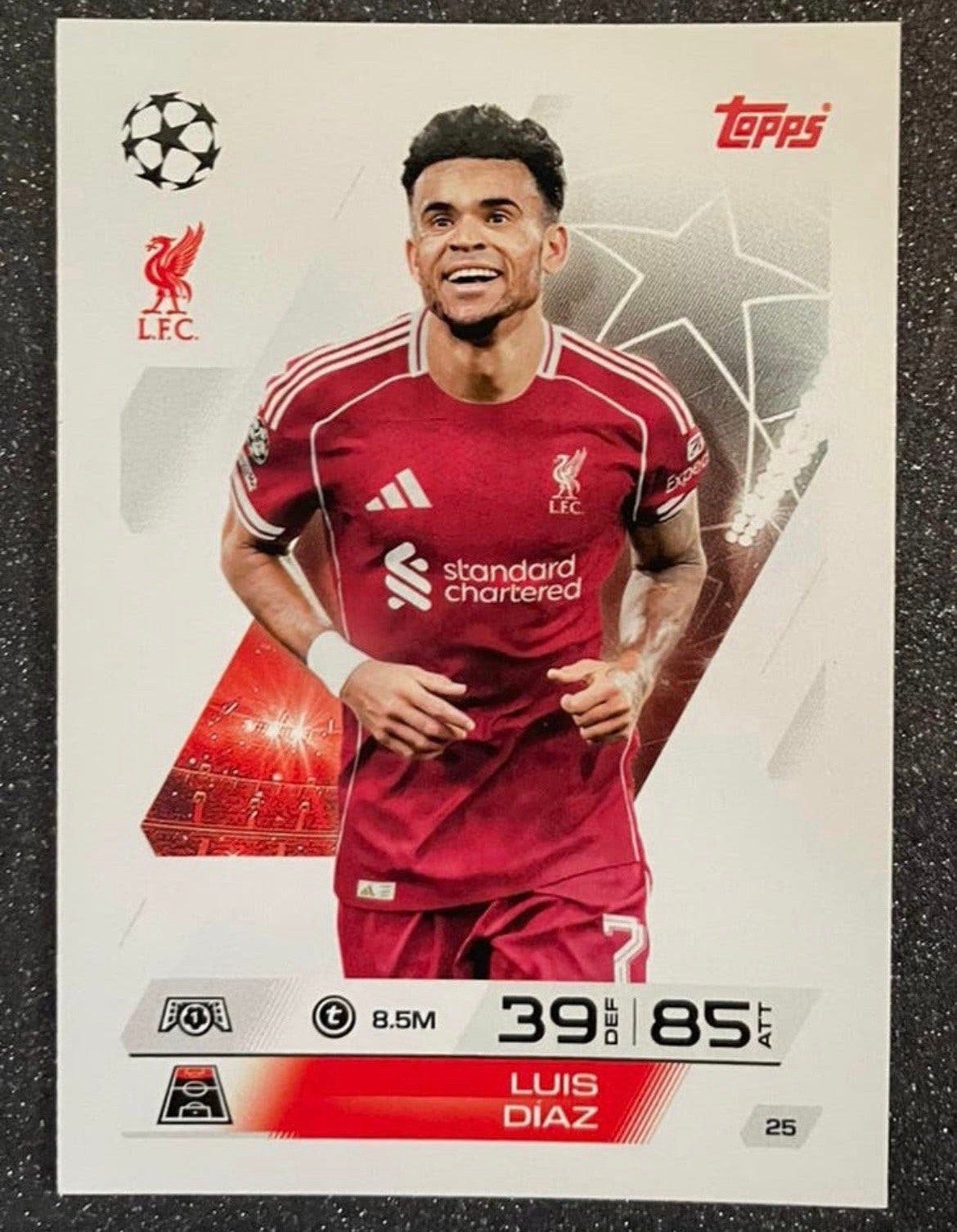Topps MA 25/26    LUÍS DÍAZ    LIVERPOOL FC, Verzenden, Zo goed als nieuw, Plaatje