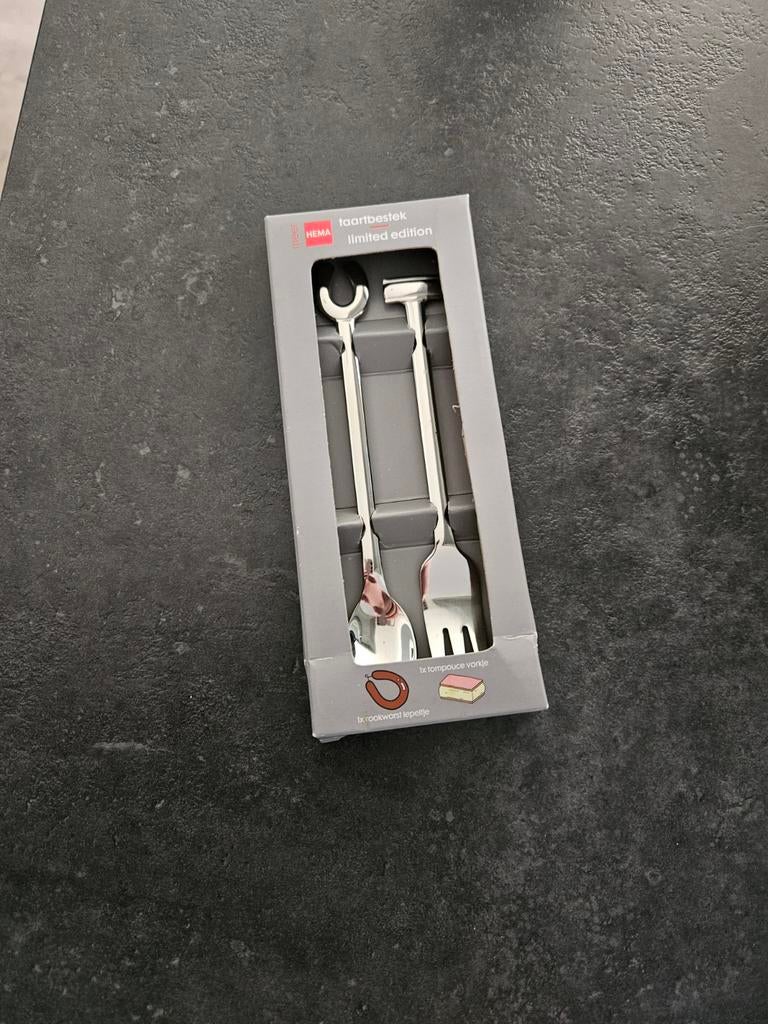 Hema tompouce en hema worst vork en lepel  nieuw, Ophalen of Verzenden, Nieuw