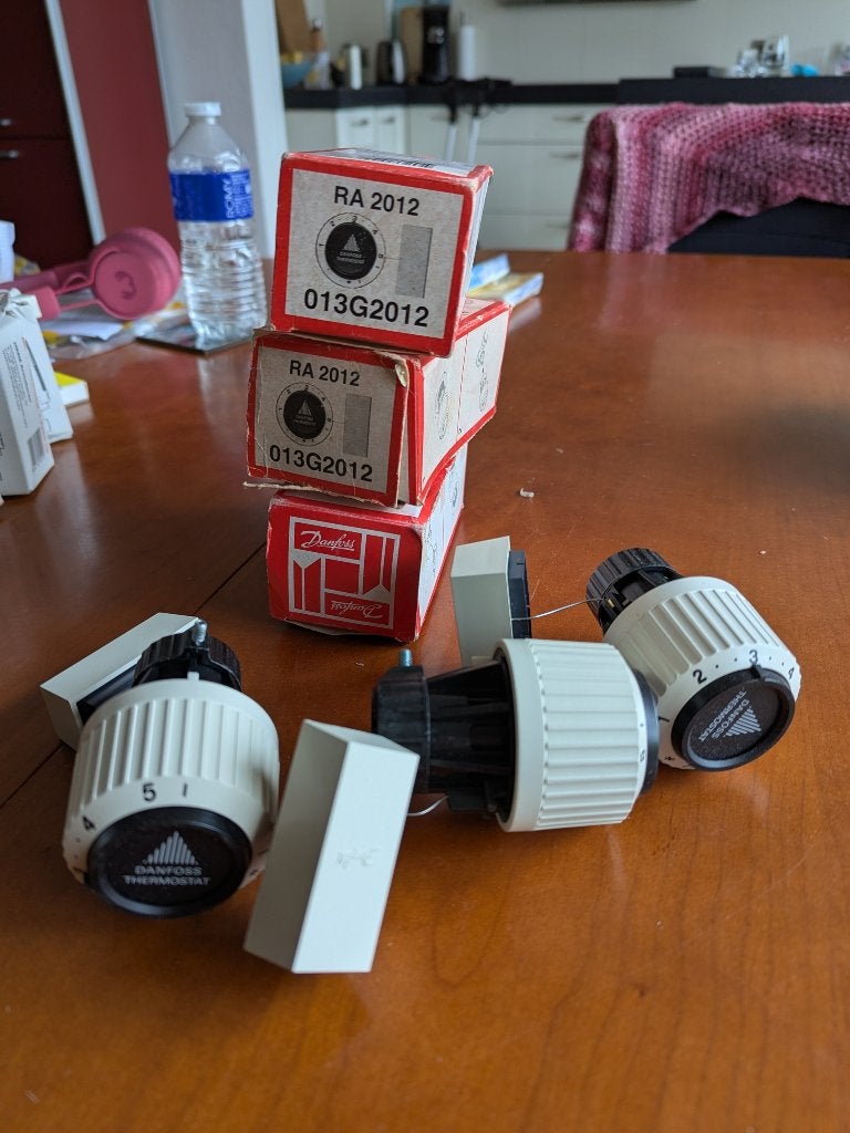 DANFOSS THERMOSTAATKRANEN voor CV, Ophalen of Verzenden, Nieuw